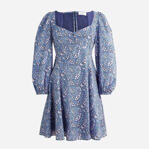 J. Crew Liberty Fabrics Sweetheart Mini Dress in Bourton Bloom Size 4